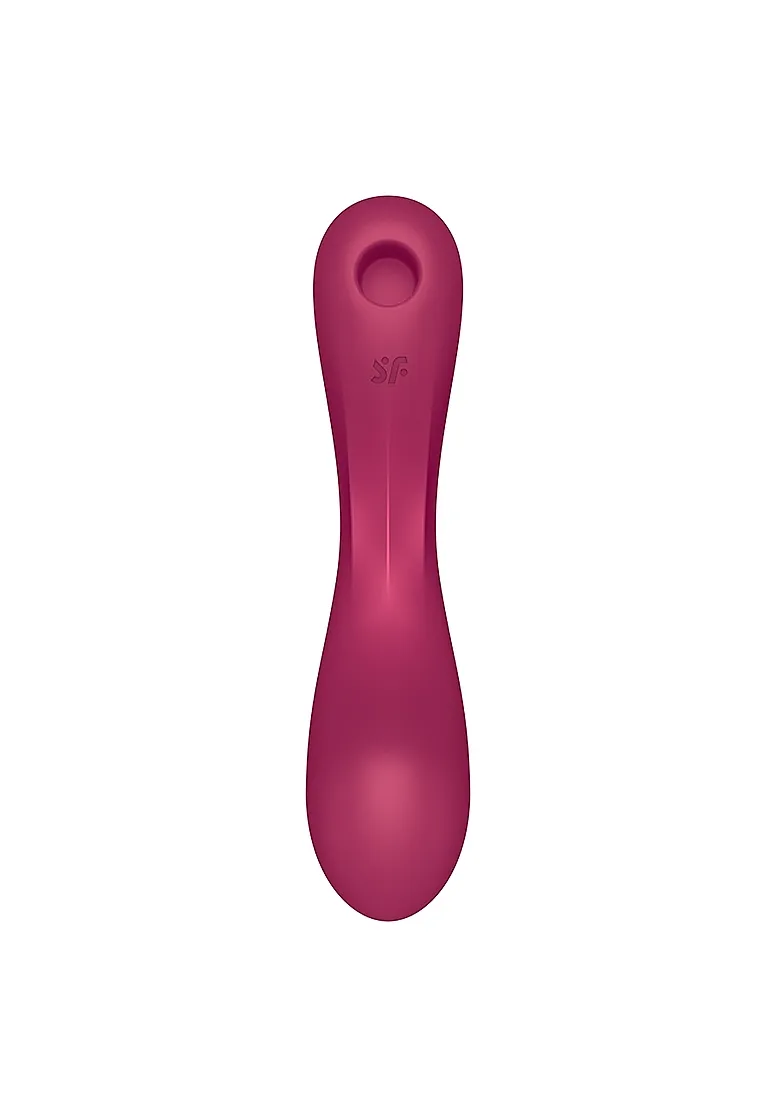 вибромассажер curvy trinity 1, красный в Перми