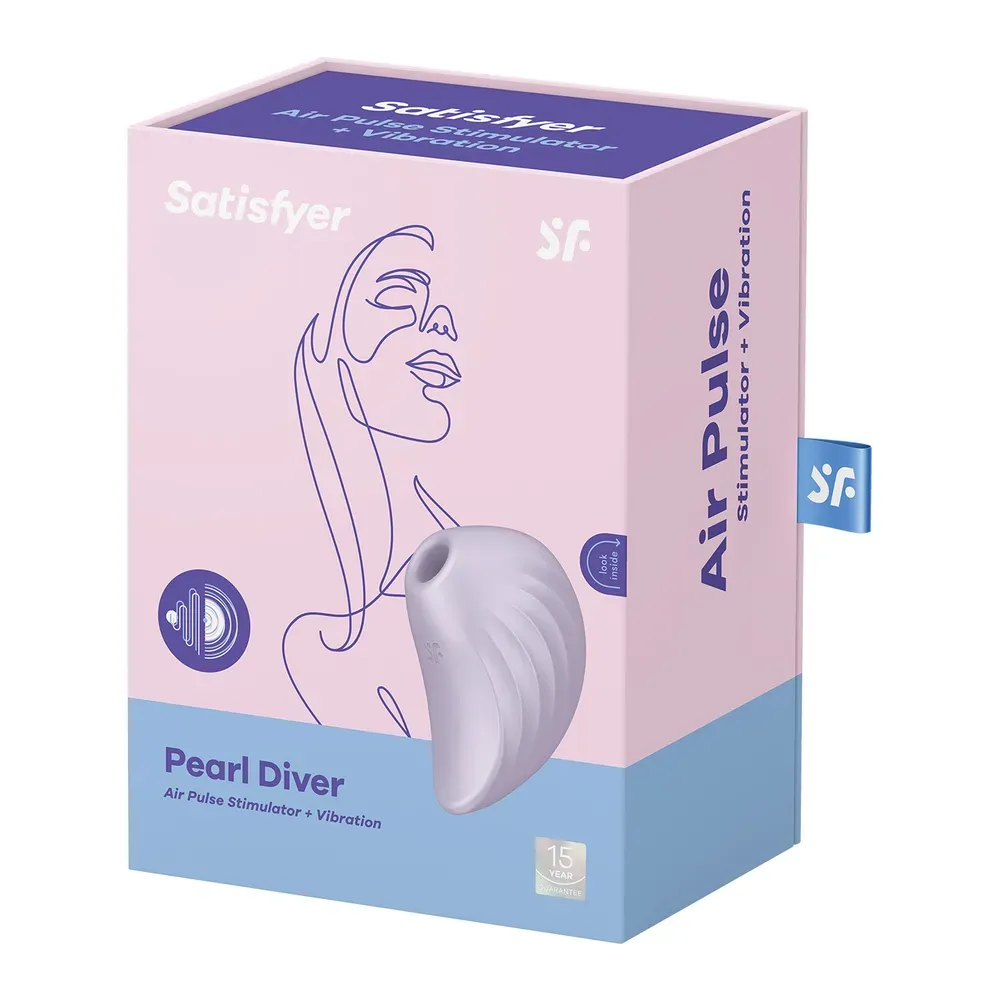 вакуум-волновой бесконтактный стимулятор клитора satisfyer pearl diver, фиолетовый в Перми
