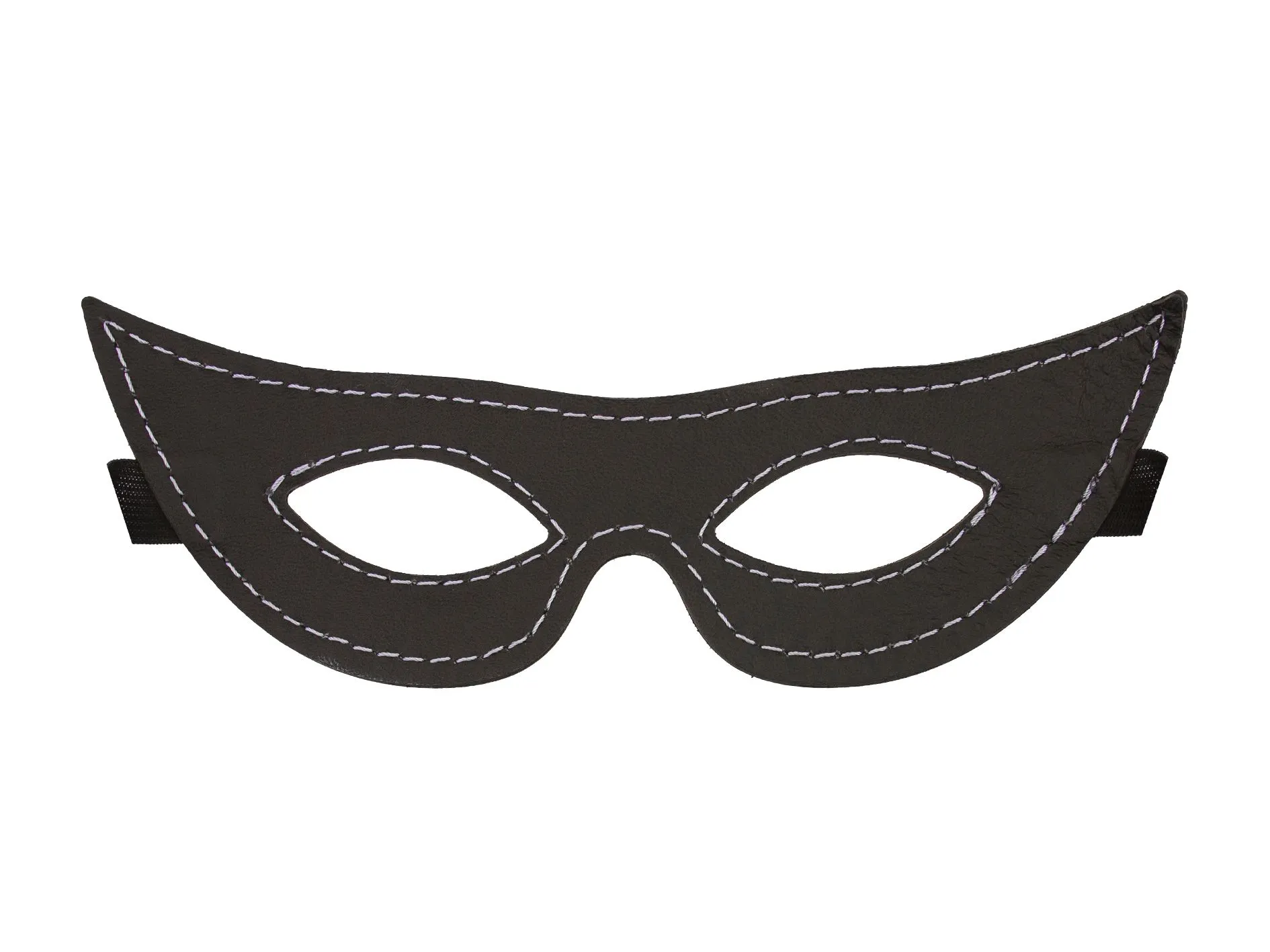 Маска открытая PinkRabbit острая, черная