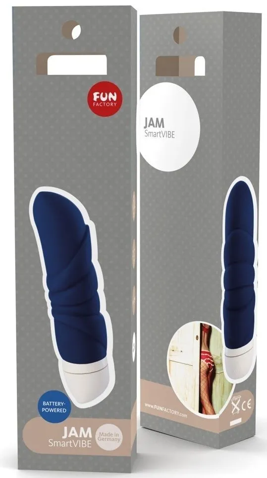 вибратор fun factory jam, синий в Перми