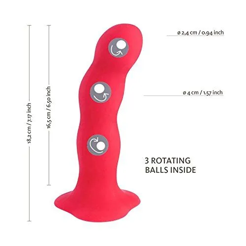 фаллоимитатор fun factory bouncer, красный в Перми