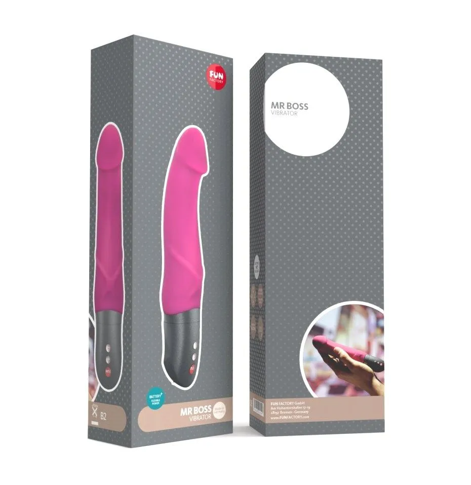 вибратор fun factory mr boss battery plus, ежевичный в Перми