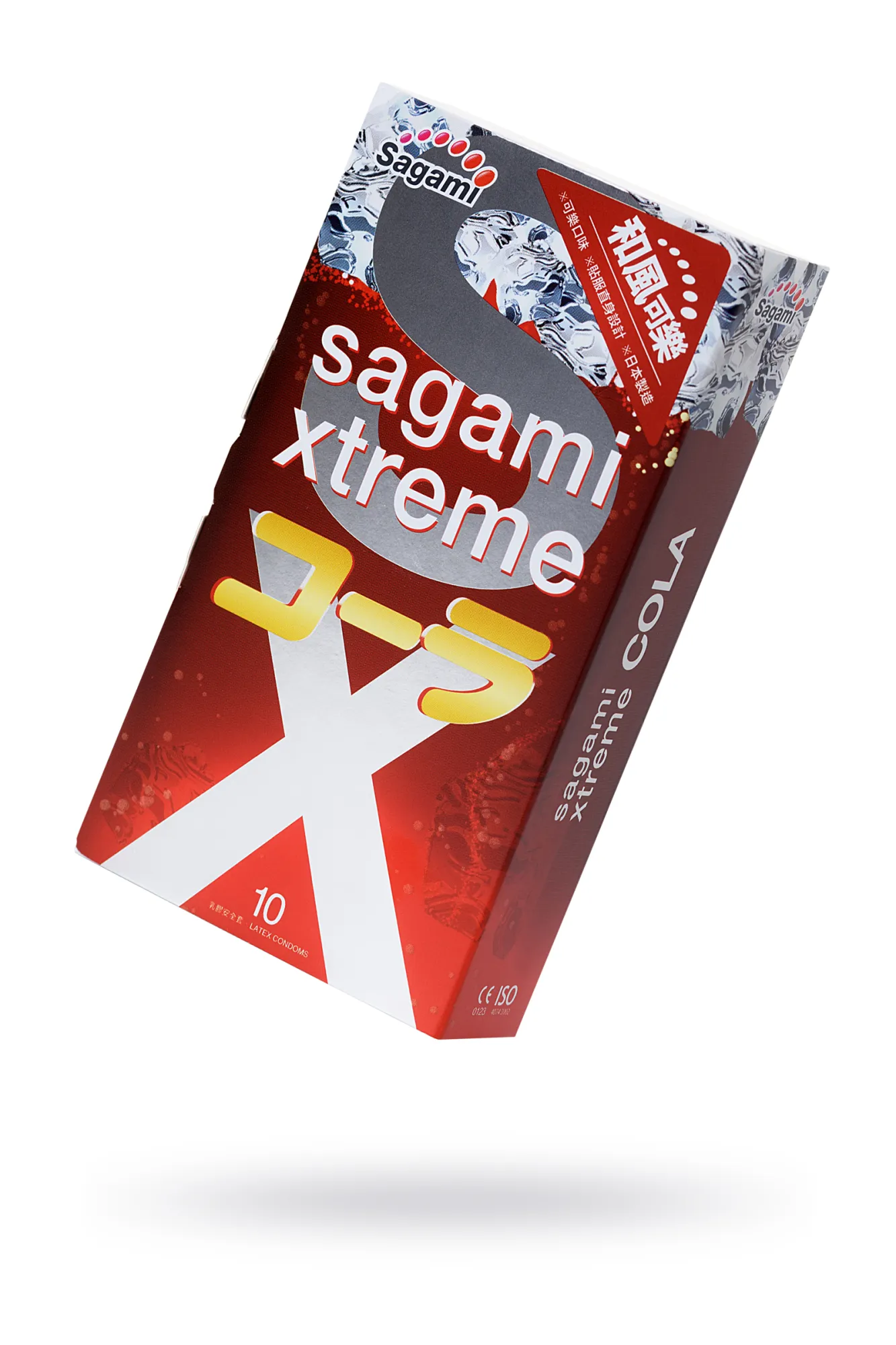 презервативы sagami, xtreme, cola, латекс, 19 см, 5,2 см, 10 шт. в Перми