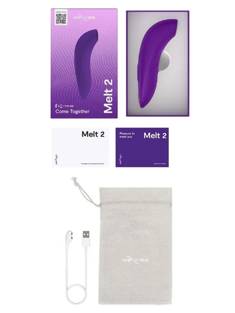 бесконтактный клиторальный стимулятор we-vibe melt 2 фиолетовый в Перми