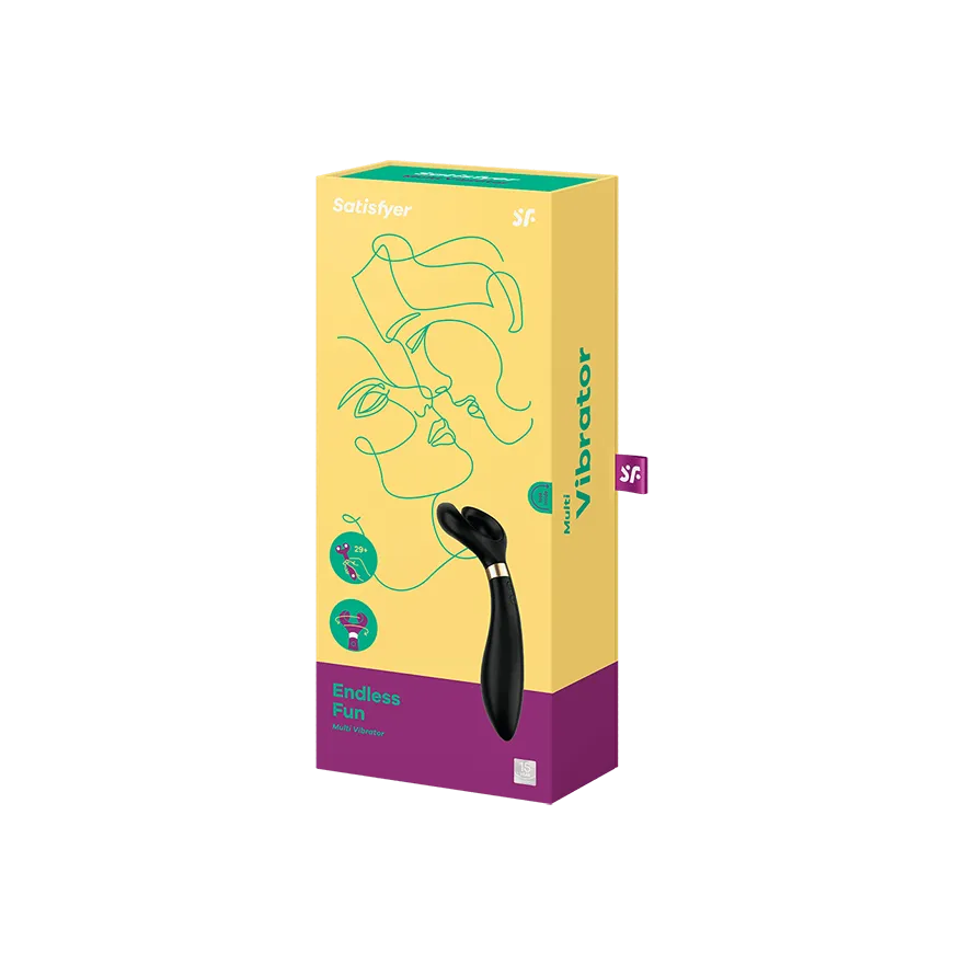 cтимулятор satisfyer endless fun, черный в Перми