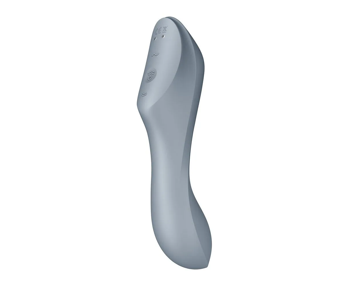 вакуумный массажер satisfyer curvy trinity 3 bluegrey 036533sa в Перми