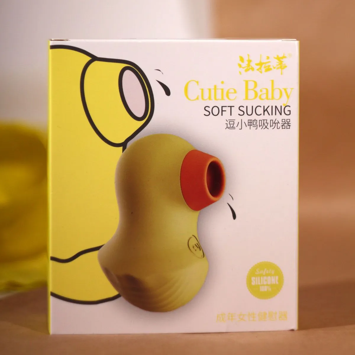 клиторальный стимулятор уточка, желтый в Перми