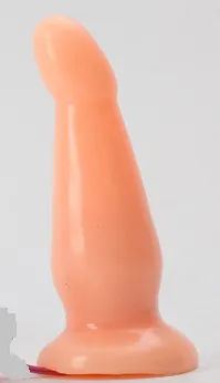 анальная пробка телесная изогнутая 11,5 см 47012-2-mm в Перми
