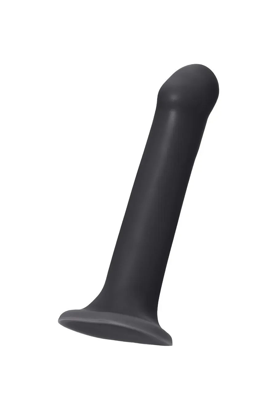 ремневой нереалистичный страпон на присоске strap-on-me, l, силикон, черный, 19 см + дисплей в Перми