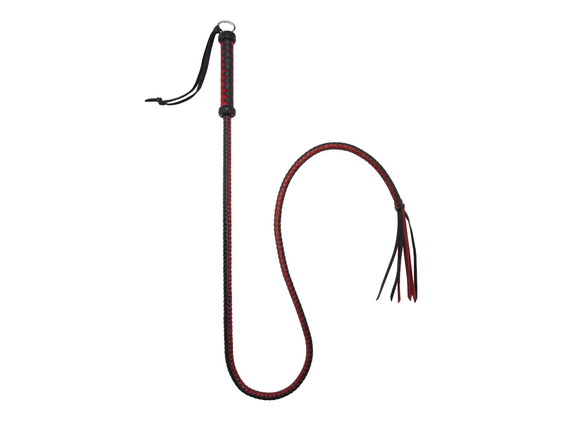 кнут легкий "ностальгия", 145 см, красно-чёрный в Перми