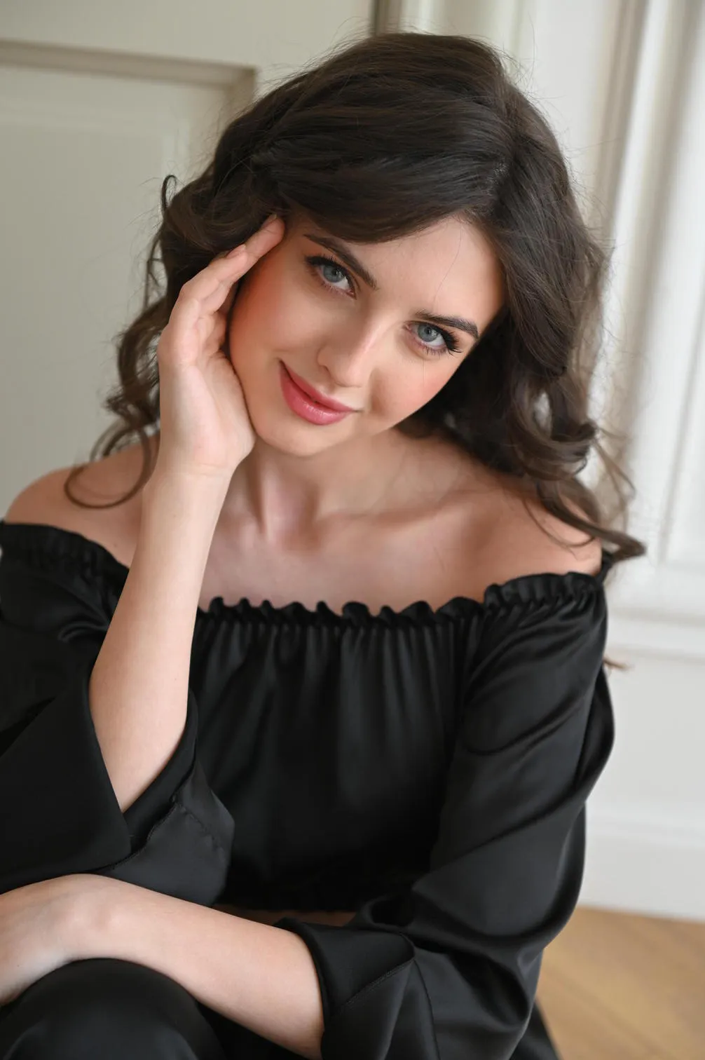 Пижама шелковая