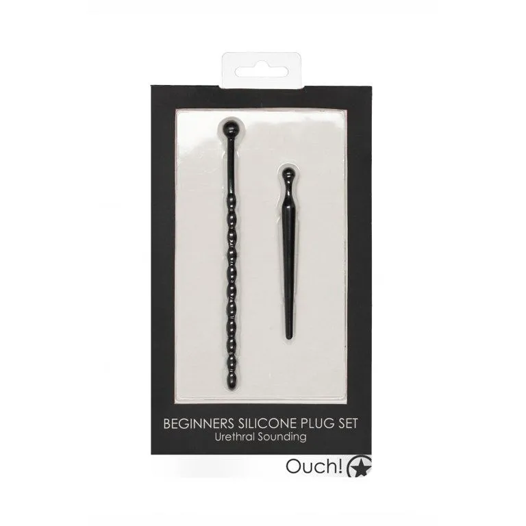 набор уретральных бужей silicone beginners plug set черный в Перми