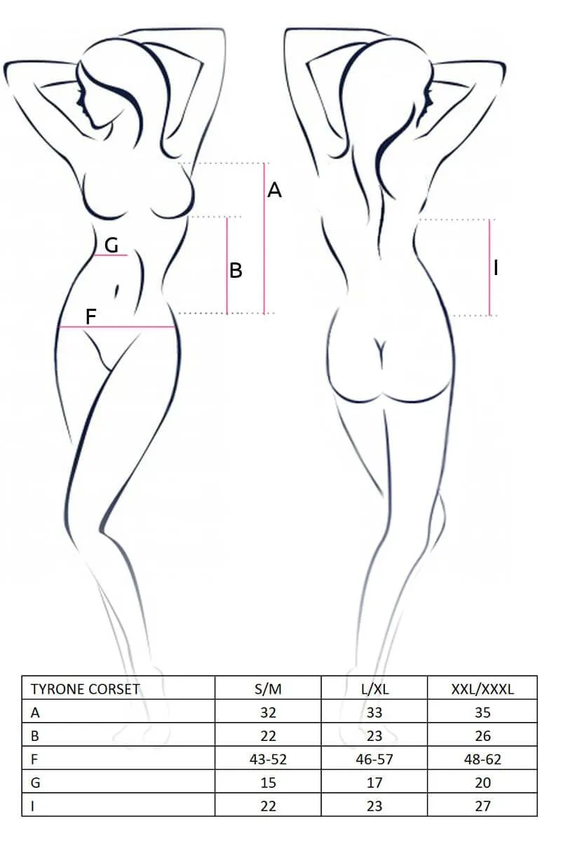 Эротическое корсет lapin rose tyrone черный, s-m в Перми