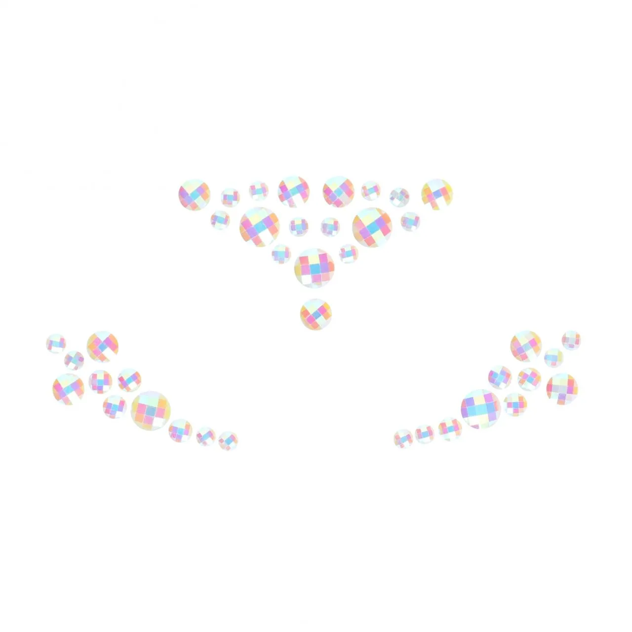 декоративное украшение (камни) на клеевой основе body jewelry stickers - face - glow in the dark - o в Перми