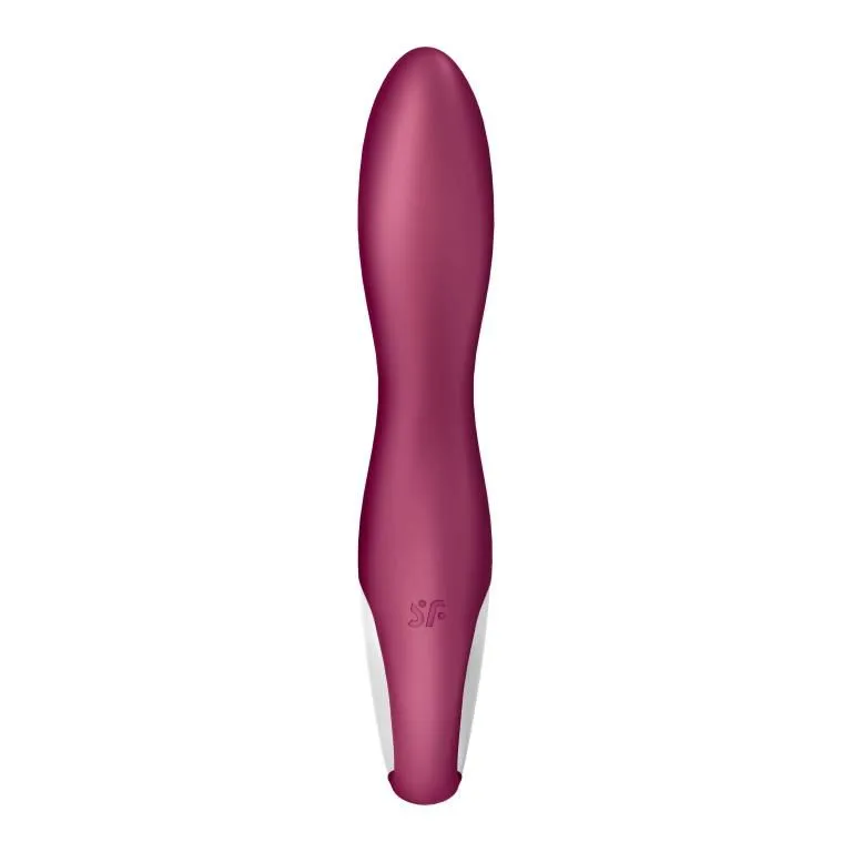 вибромасажер satisfyer heated thrill с подогревом и приложением, розовый в Перми