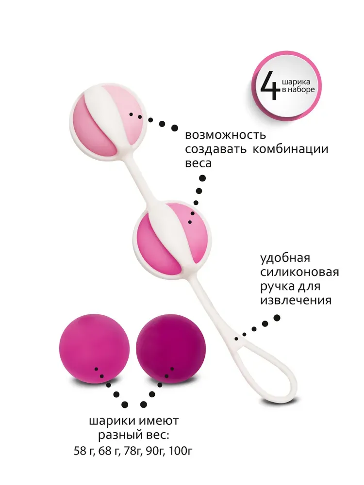 вагинальные шарики geisha balls 2  ft london (ex fun toys) в Перми