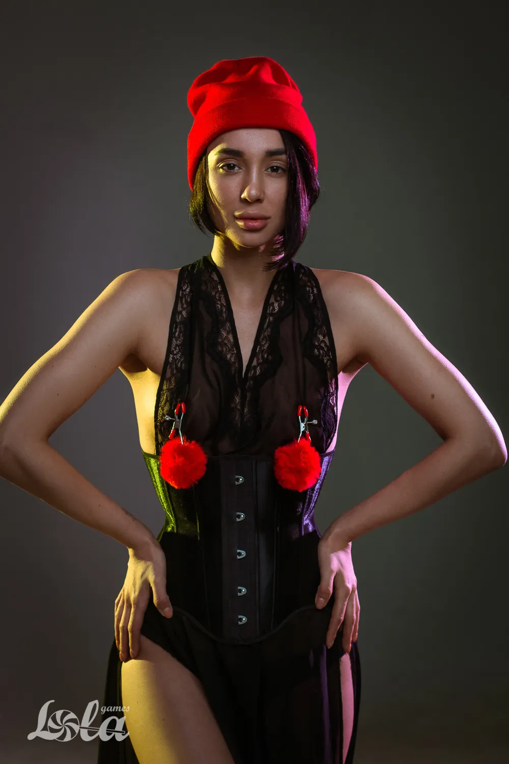 зажимы на cоски party hard angelic red 1140-03lola в Перми