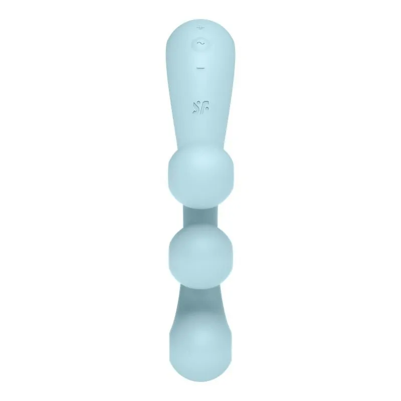 cтимулятор satisfyer tri ball 2, голубой в Перми