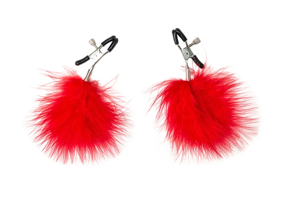 зажимы на cоски party hard euphoric red 1131-02lola в Перми