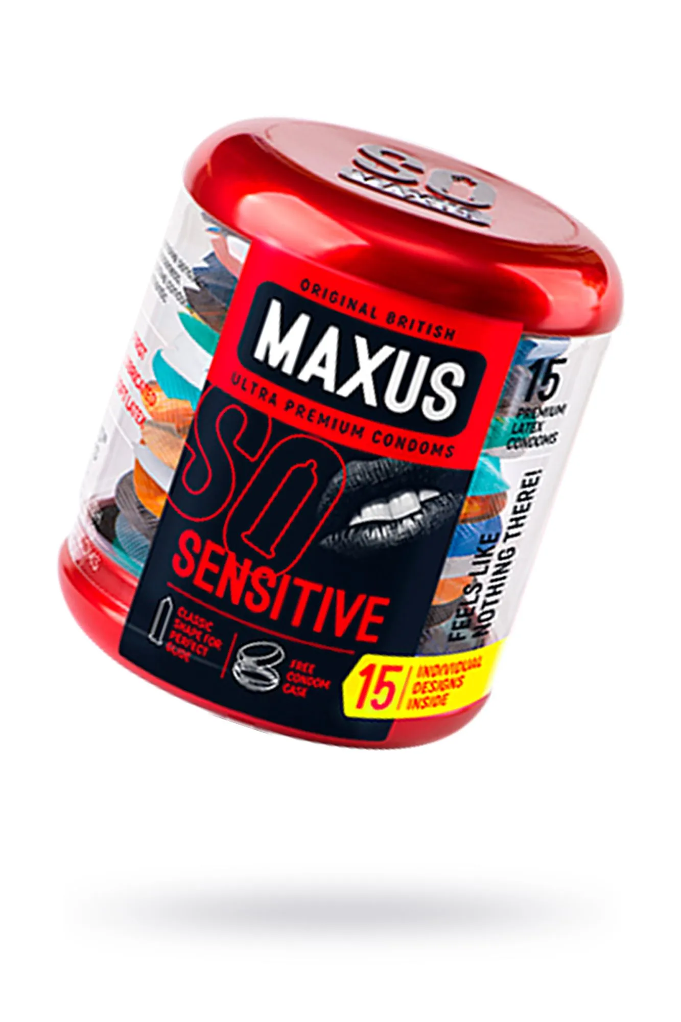 презервативы maxus, ультратонкие, латекс, железный кейс, 18 см, 5,3 см, 15 шт. в Перми