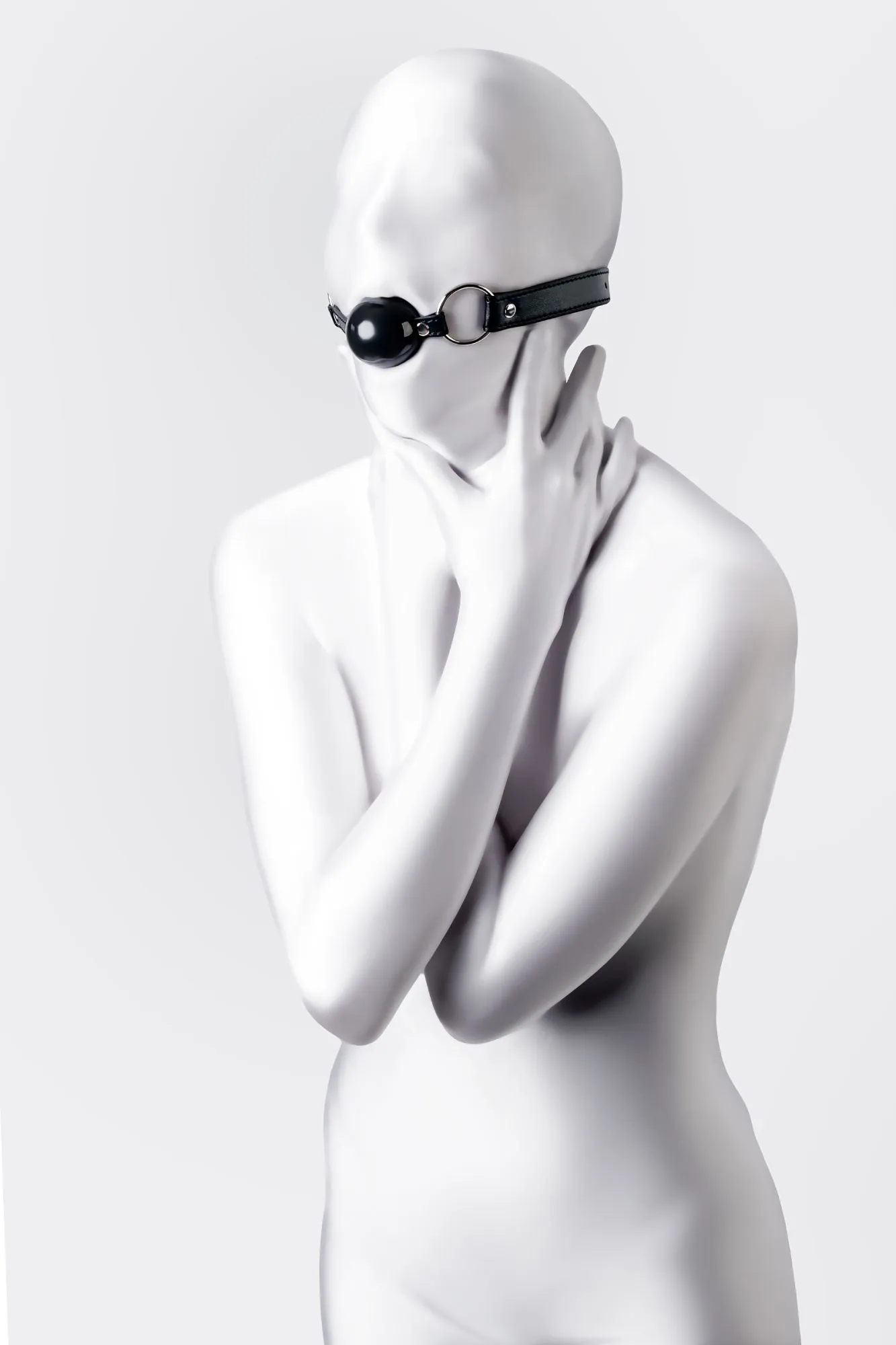 кляп anonymo #0304, tpr, черный, 64 см в Перми