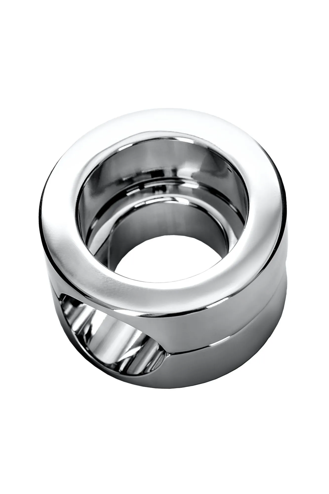 утяжелитель на пенис и мошонку toyfa metal, серебряный в Перми