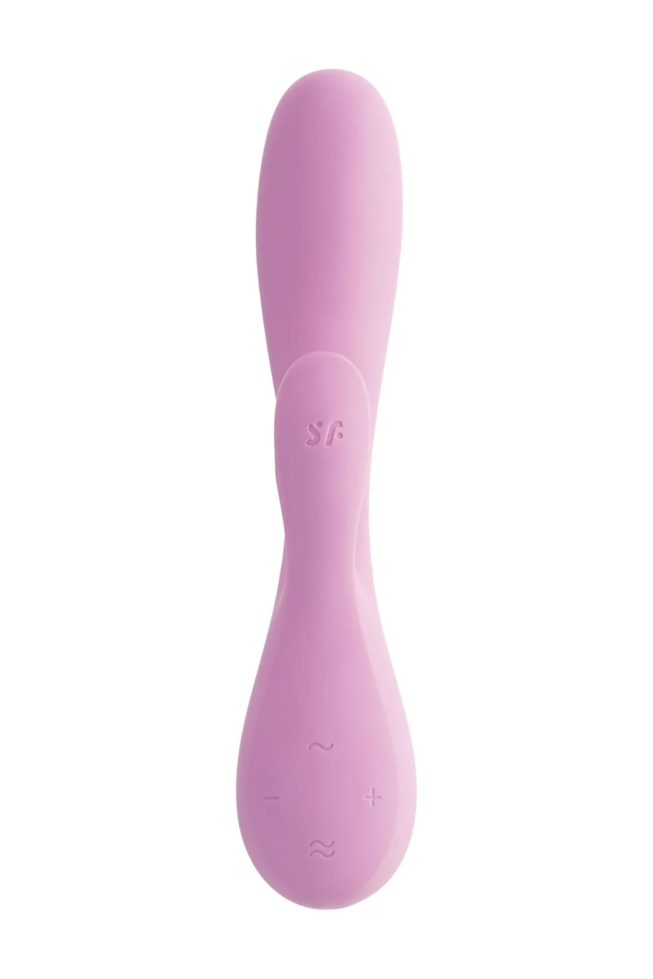 нереалистичный вибратор satisfyer mono flex, силикон, розовый, 20,4 см. в Перми