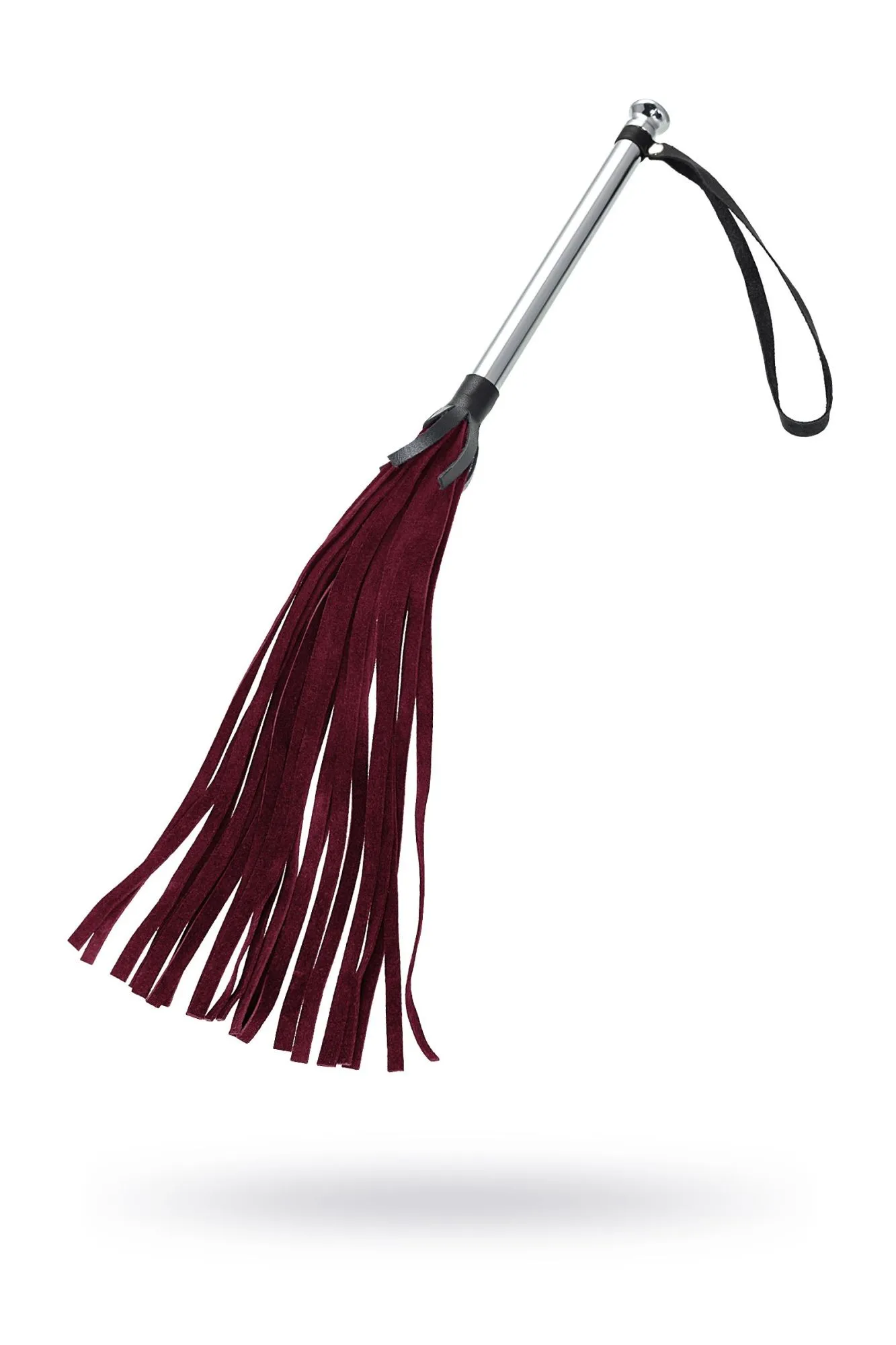 плеть pecado bdsm, «бургундия», натуральный велюр, красная в Перми