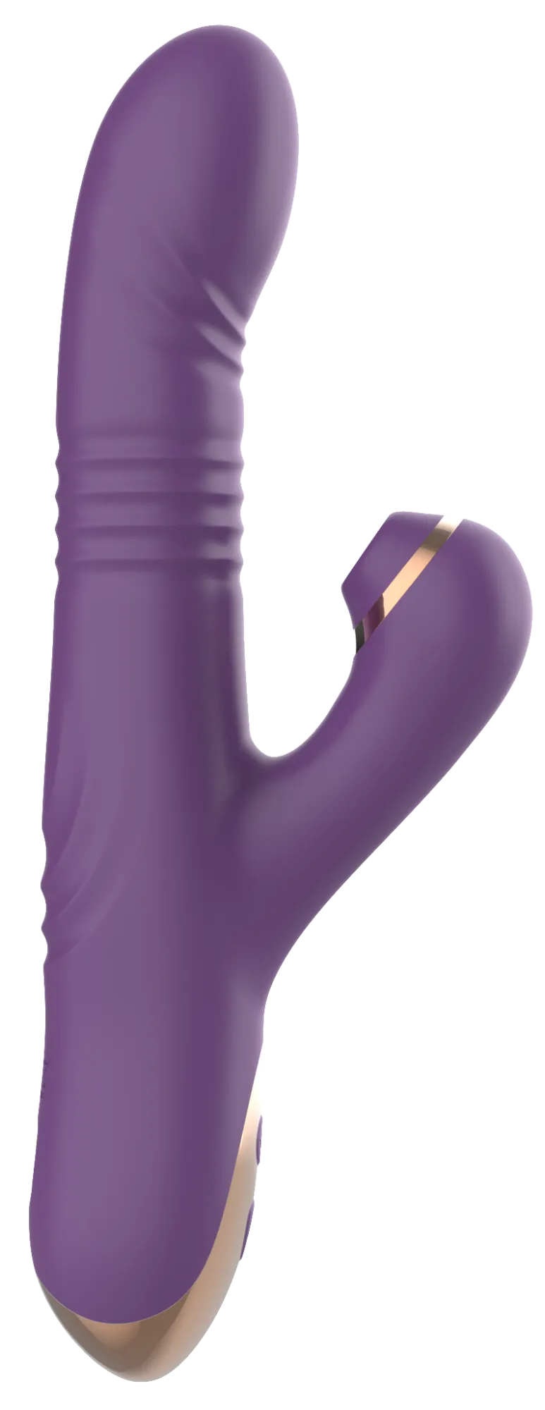 силиконовый вибратор с возвратно-поступательной стимуляцией sw24126-purple в Перми