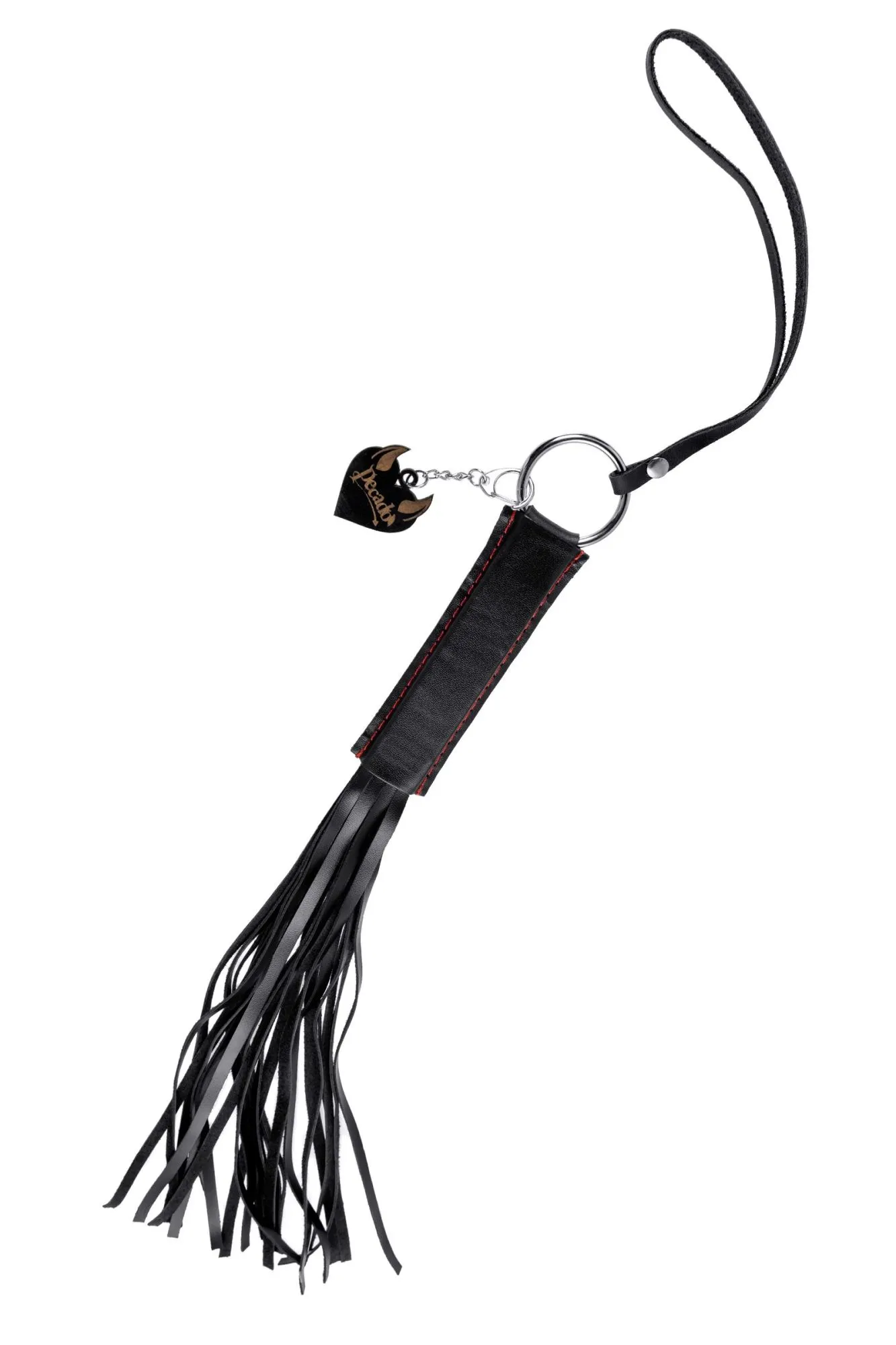 плеть pecado bdsm, «классическая», натуральная кожа, чёрная в Перми