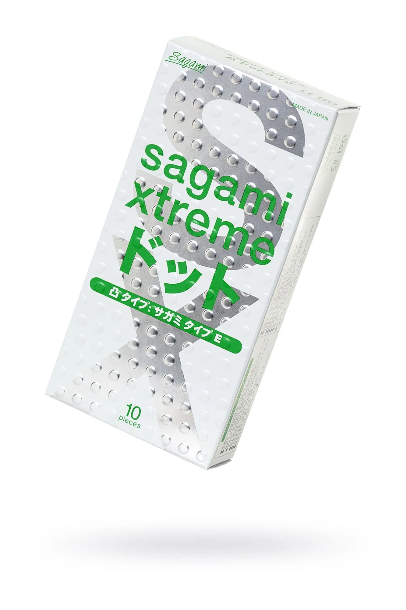 презервативы sagami, xtreme, type-e, латекс, 18,5 см, 5,2 см, 10 шт. в Перми