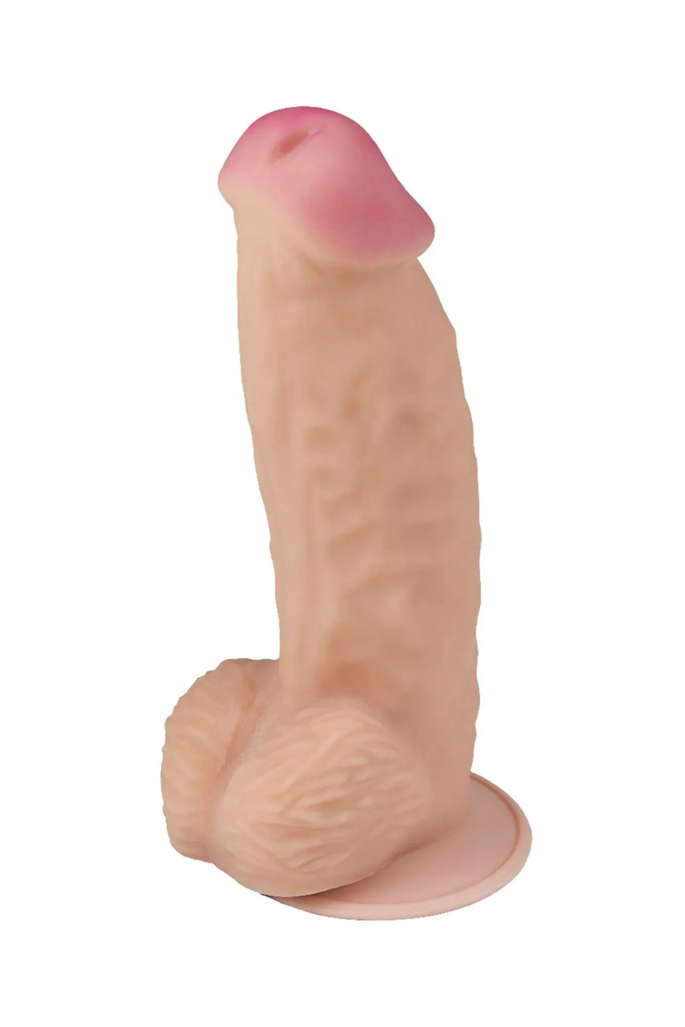 фаллоимитатор неоскин - супергигант с присоской lovetoy, tpr, телесный, 34,5 см в Перми