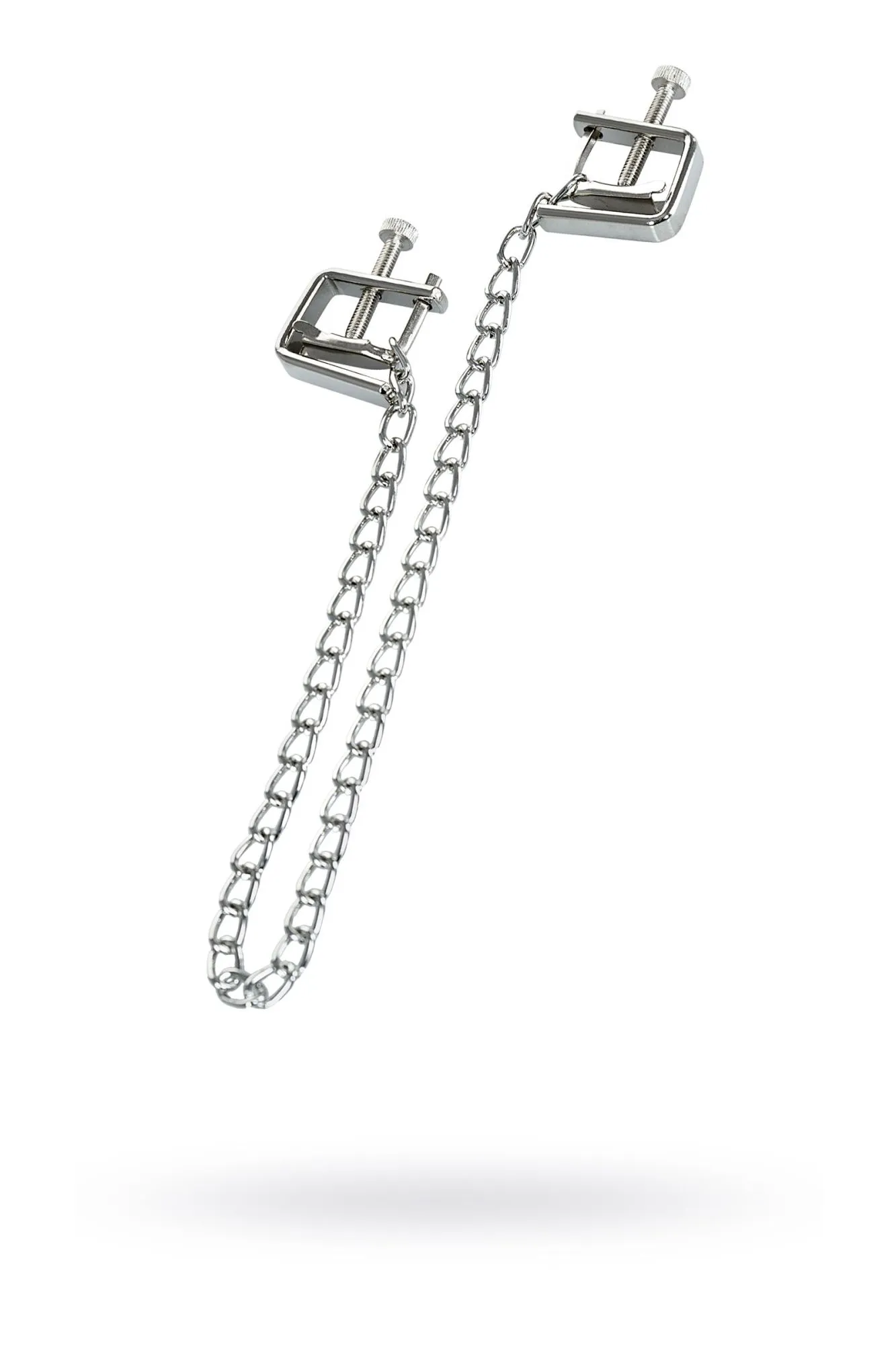 зажимы для сосков theatre by toyfa с цепочкой, металл, серебряные в Перми