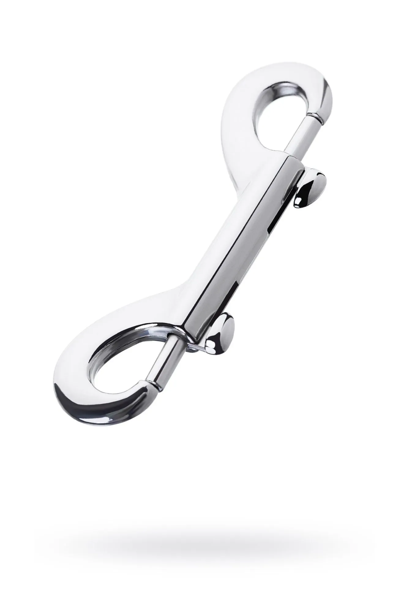 карабин двусторонний toyfa metal, металл, серебряный, 9 см в Перми