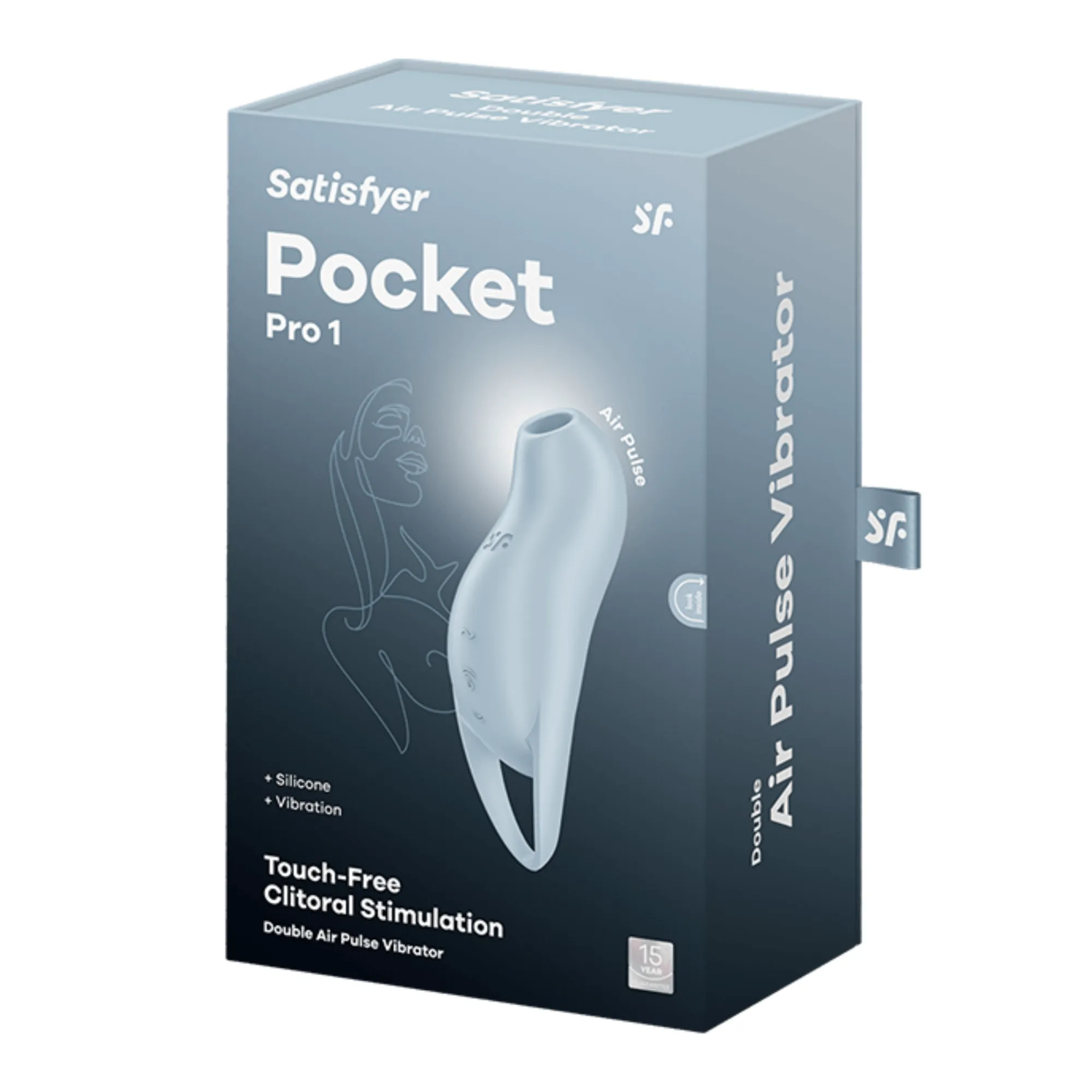 вакуумный массажер satisfyer pocket pro 1 light blue 045160sa в Перми