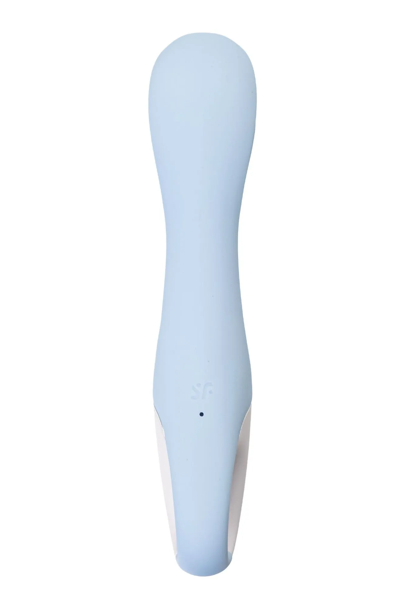 нереалистичный вибратор satisfyer air pump vibrator 5, силикон, голубой,  см. в Перми