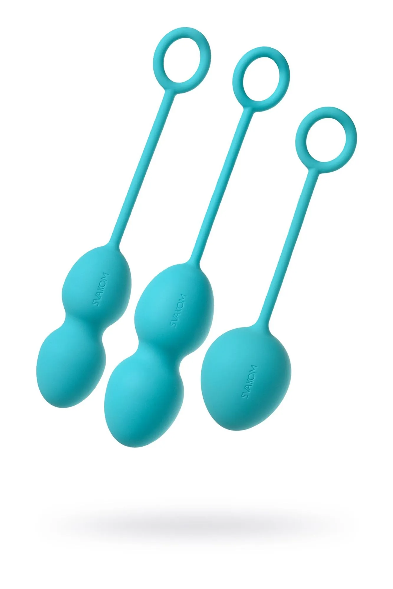 набор вагинальных шариков svakom nova, силикон, голубой, (49,75,95 гр) в Перми