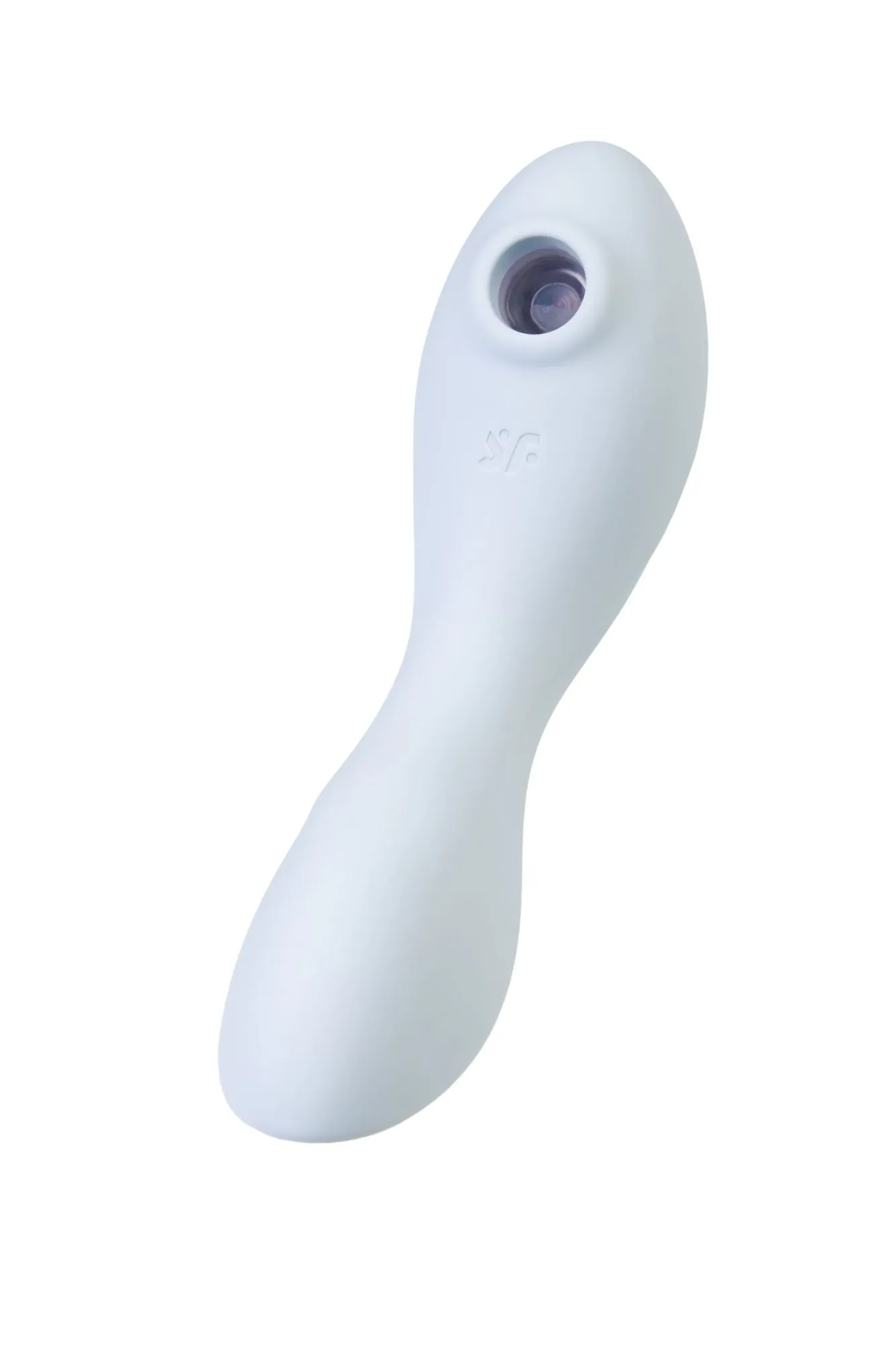 вакуумный стимулятор клитора satisfyer curvy trinity 5+, голубой в Перми