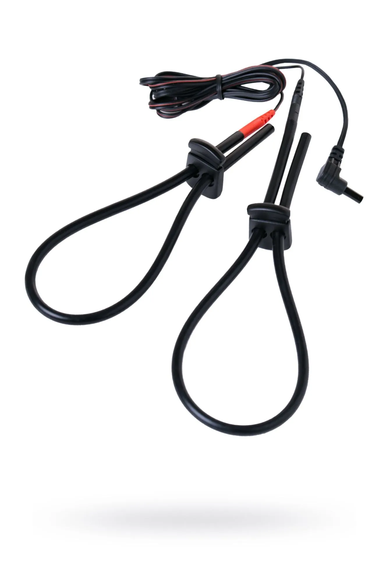 лассо для пениса mystim rodeo robin, электростимуляция, силикон, черный, 42см в Перми