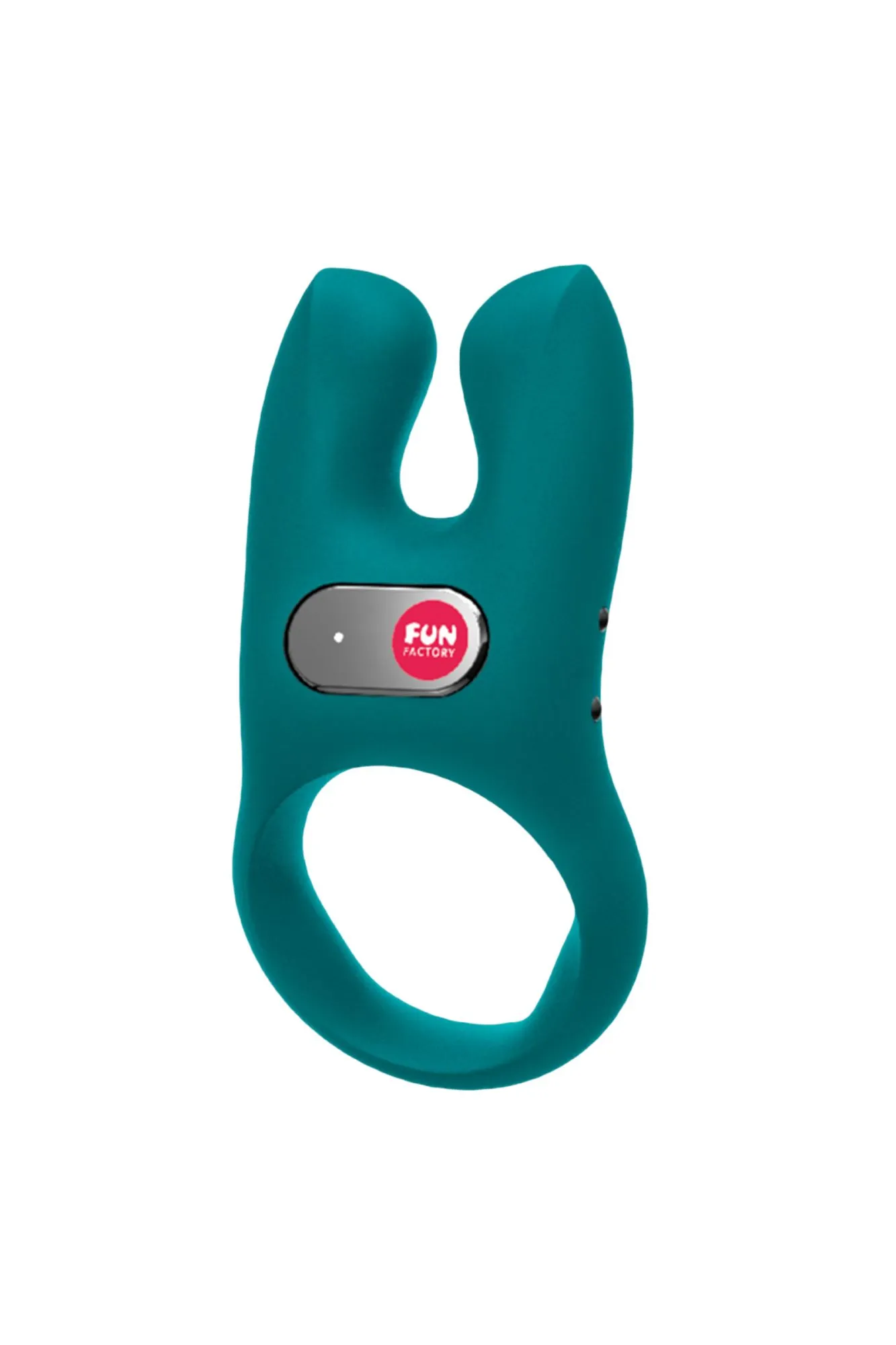 кольцо эрекционное fun factory nos с вибрацией, силикон, зелёное, 8 см в Перми