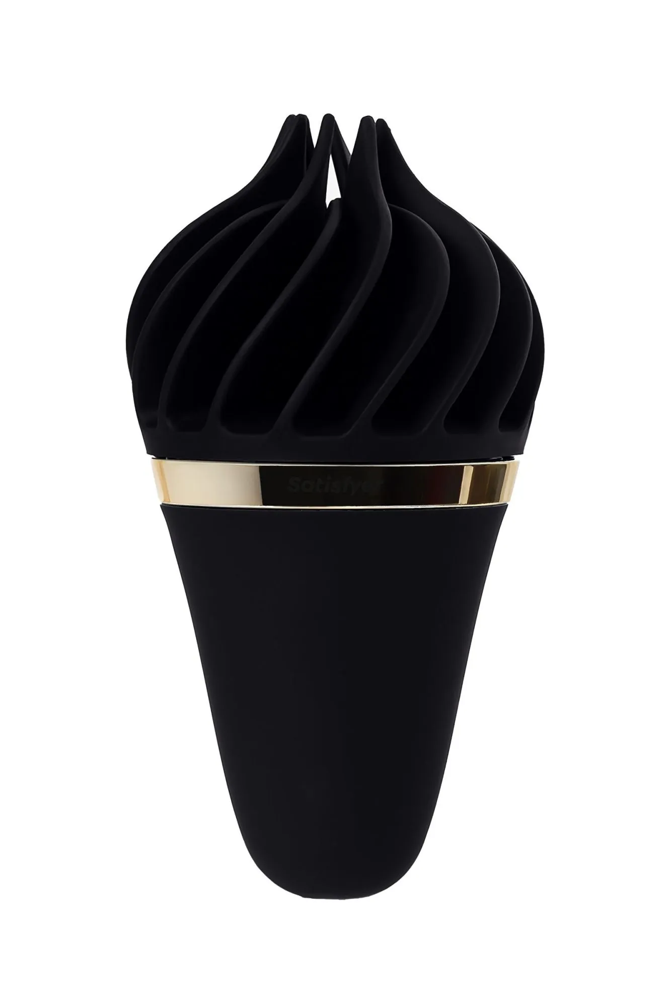 вибромассажер satisfyer layons sweet treat, силикон, черный, 10,4 см. в Перми