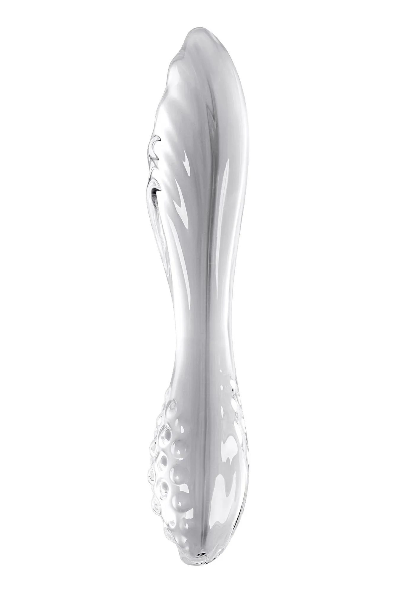 двусторонний фаллоимитатор satisfyer dazzling crystal 1, стекло, прозрачный, 18,5 см в Перми