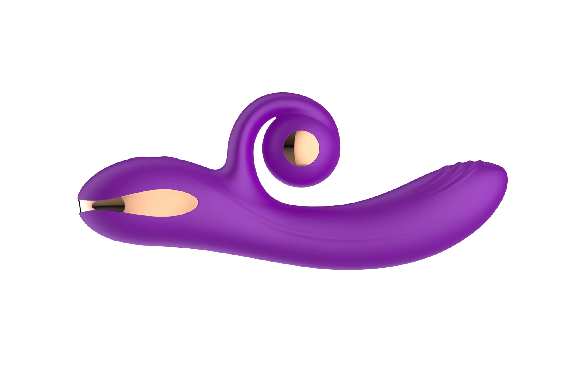 силиконовый вибратор-кролик с функцией вращения sw3052-purple в Перми