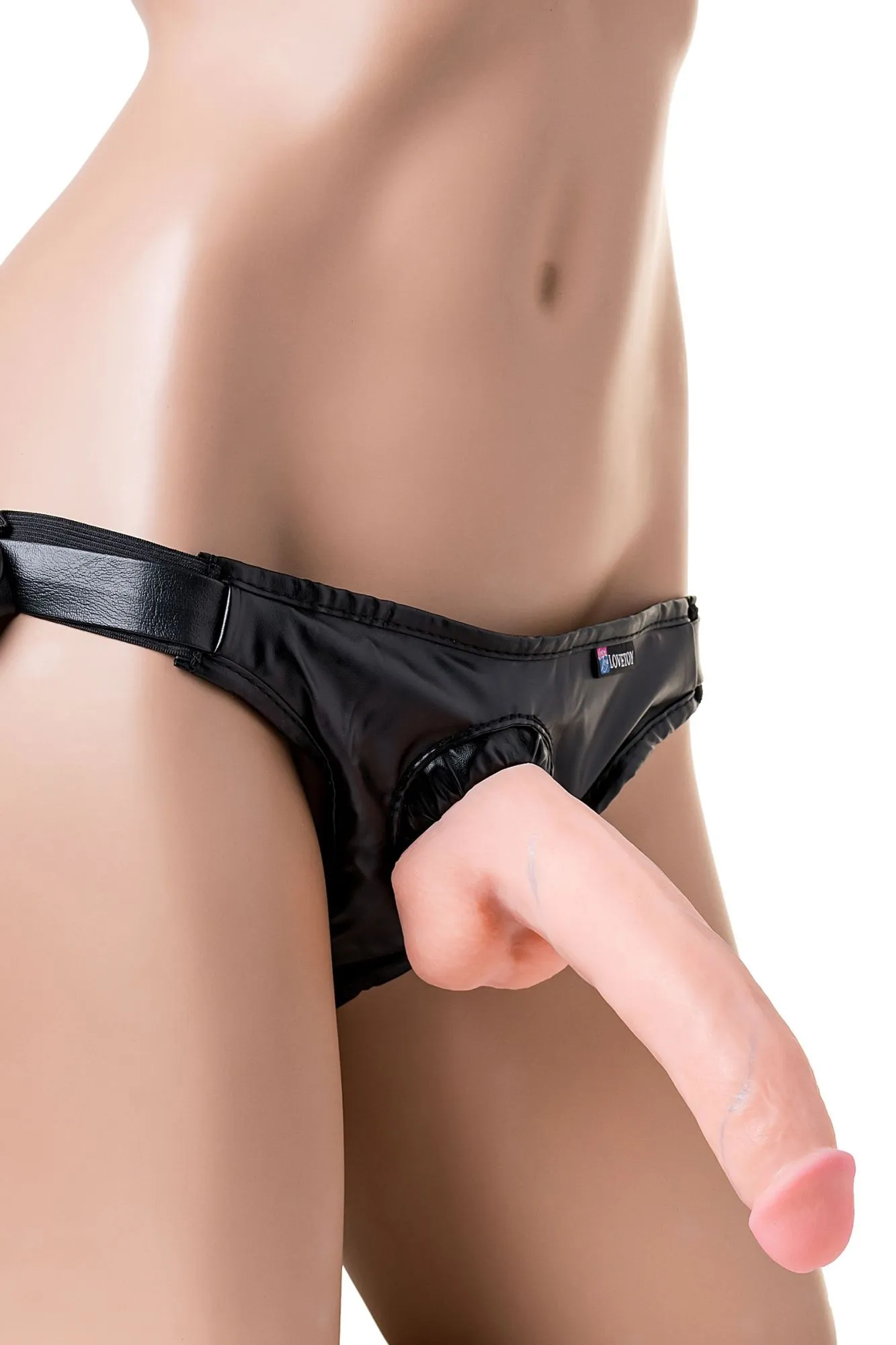 страпон на креплении lovetoy woman - cuba с 2 насадками, neoskin, телесный в Перми