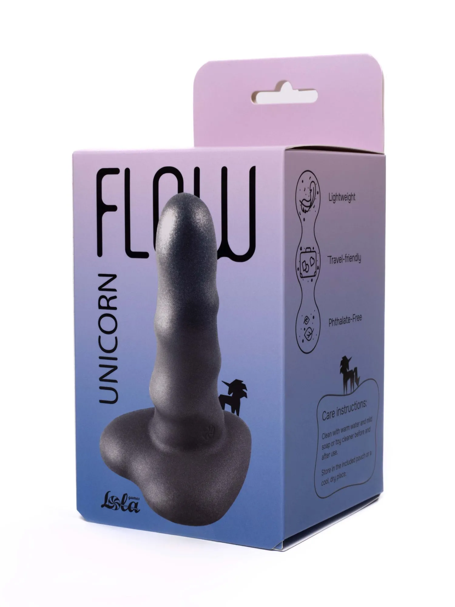 нереалистичный дилдо unicorn mini black 2047-03lola в Перми