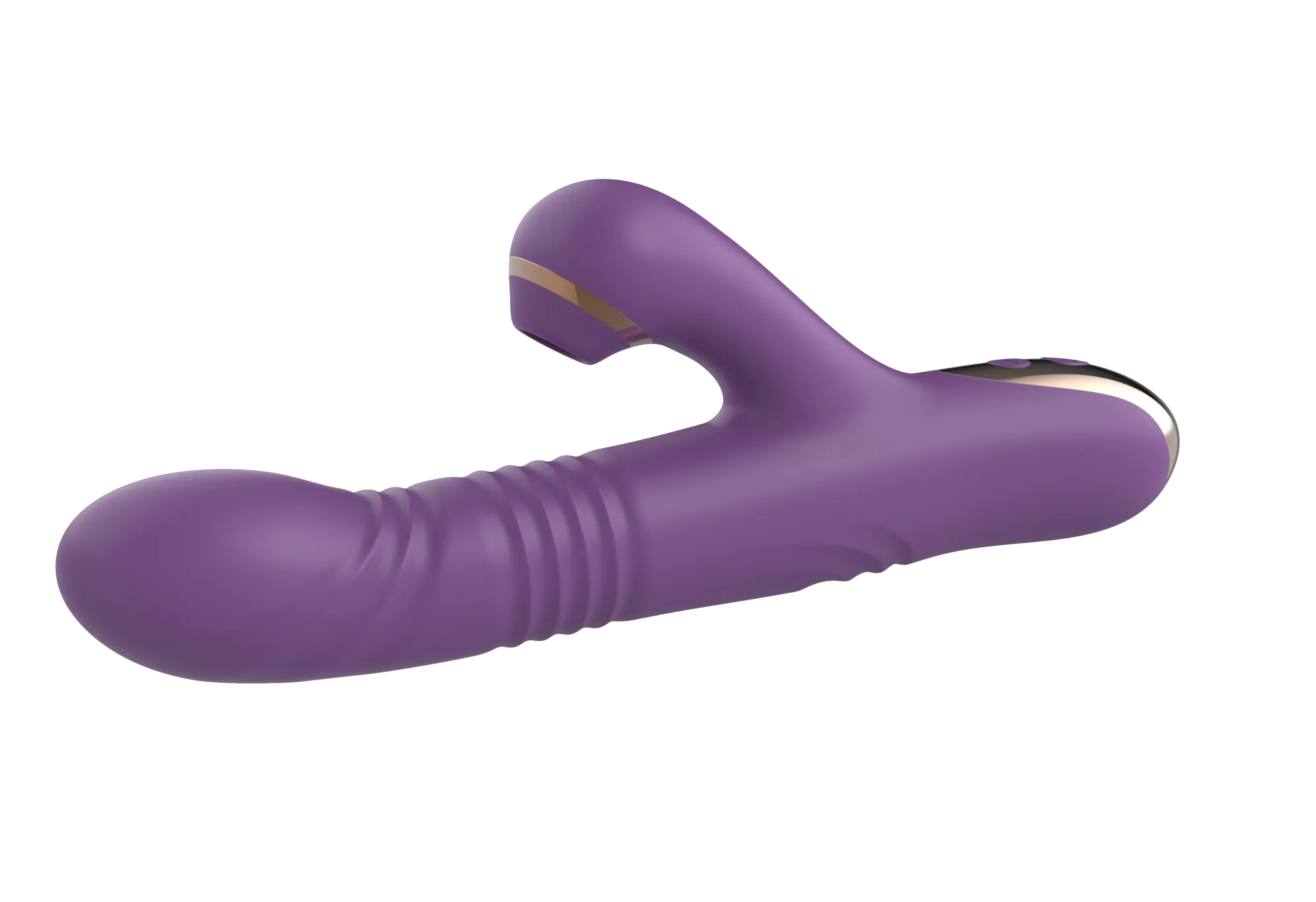 силиконовый вибратор с возвратно-поступательной стимуляцией sw24126-purple в Перми