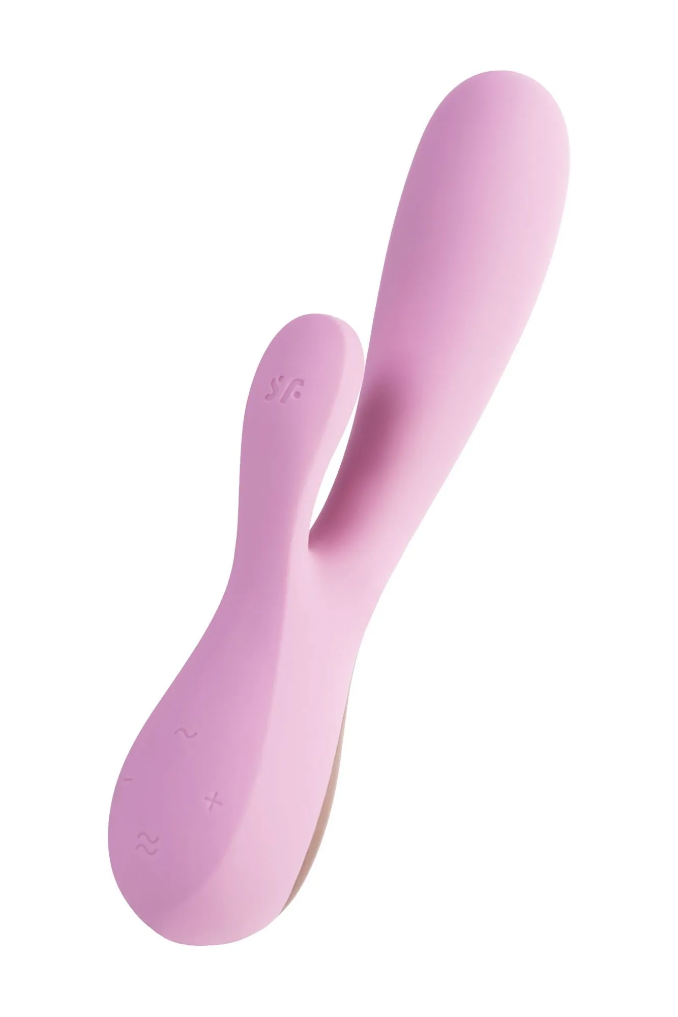 нереалистичный вибратор satisfyer mono flex, силикон, розовый, 20,4 см. в Перми