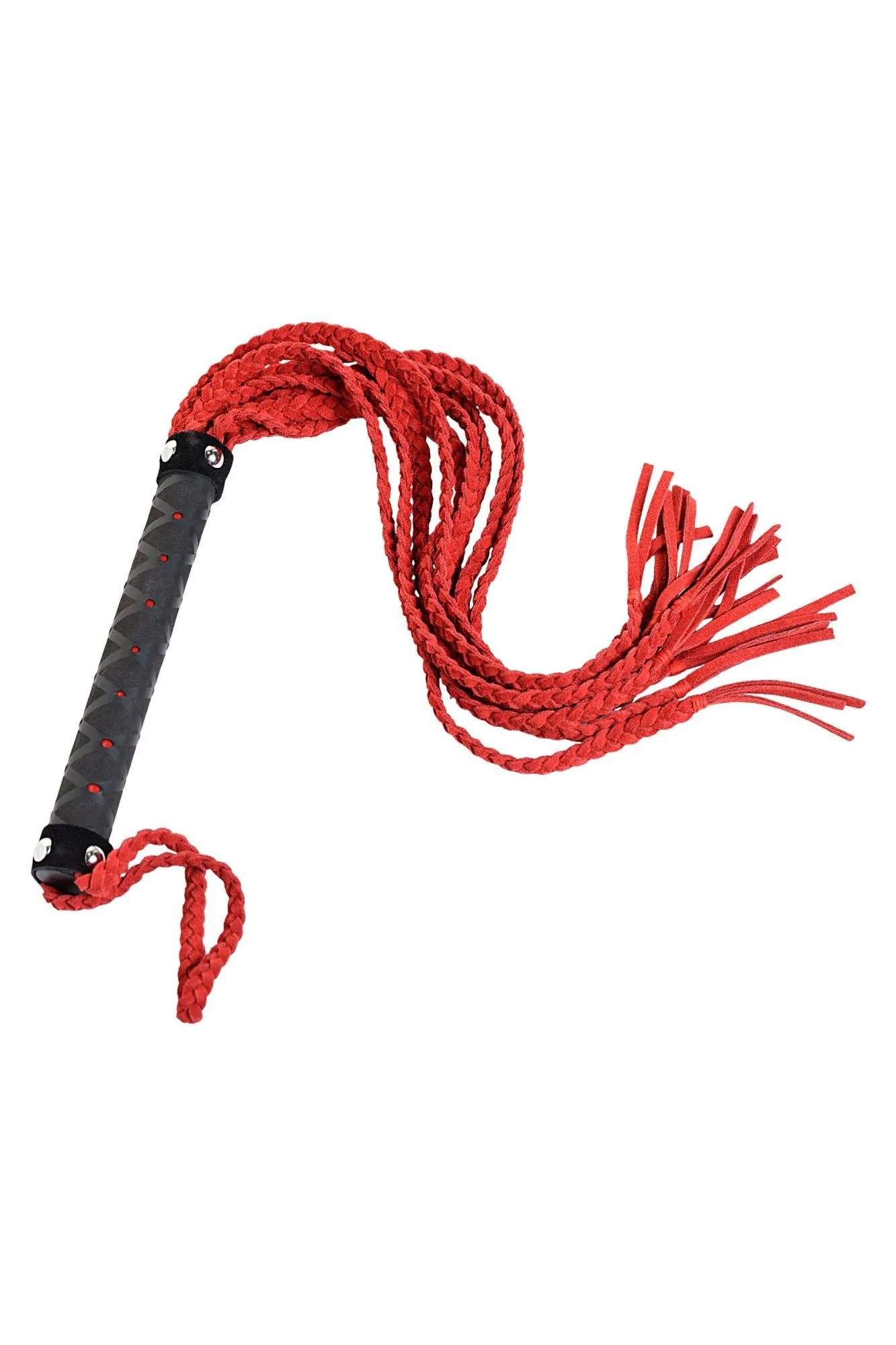 плеть toyfa theatre, замши, красная, 45 см в Перми