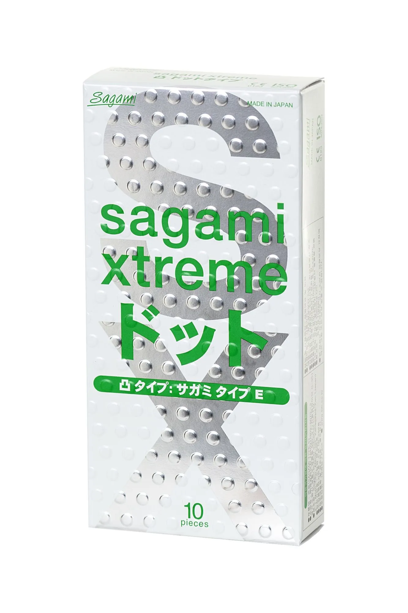 презервативы sagami, xtreme, type-e, латекс, 18,5 см, 5,2 см, 10 шт. в Перми