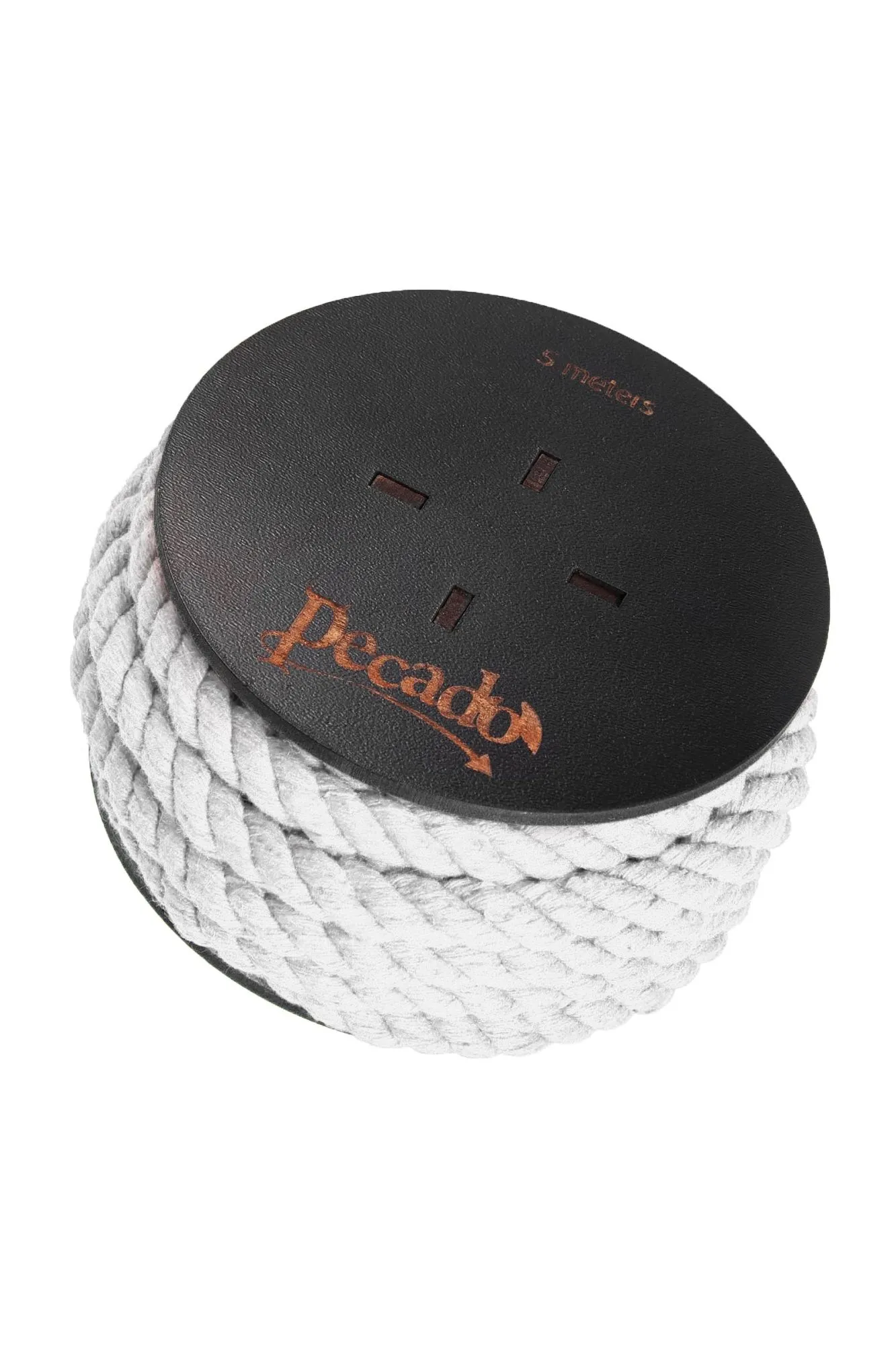 веревка для шибари pecado bdsm, на катушке, хлопок, белая, 5 м в Перми
